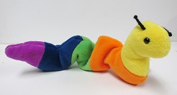 Inch, the inch worm<br>Ty Beanie Baby<br>(Click on picture-FULL DETAILS)<BR>
